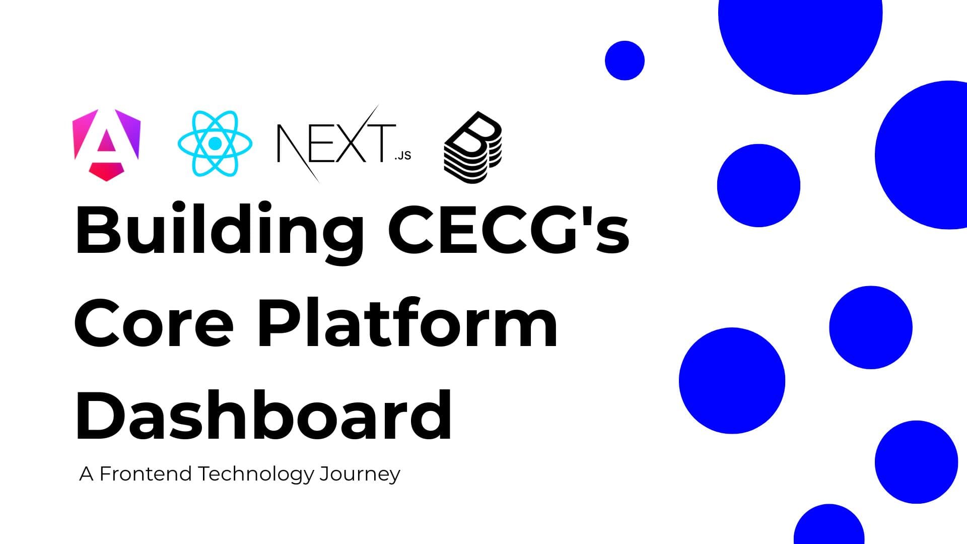 How We Built Our Core Platform: A Frontend Technology Journey
